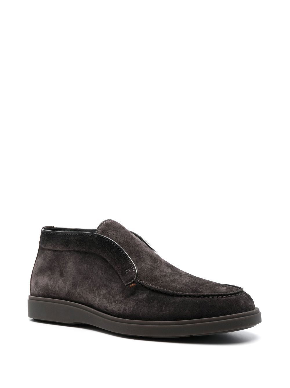 slip-on suede ankle boots - 2