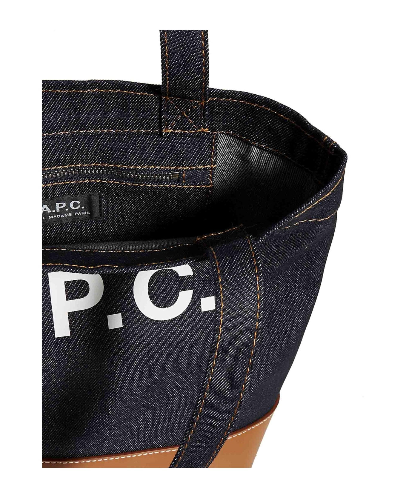 Axelle Denim Small Tote Bag - 5