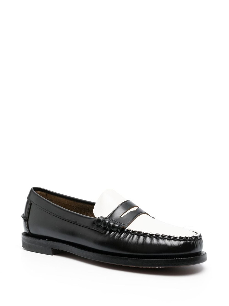 SEBAGO two-tone leather oxford shoes outlook