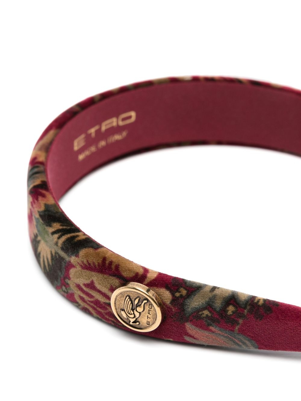 floral-print headband - 2