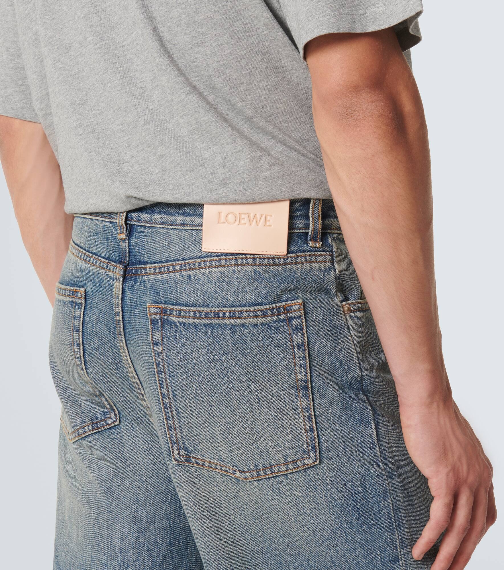 Faded wide-leg jeans - 5