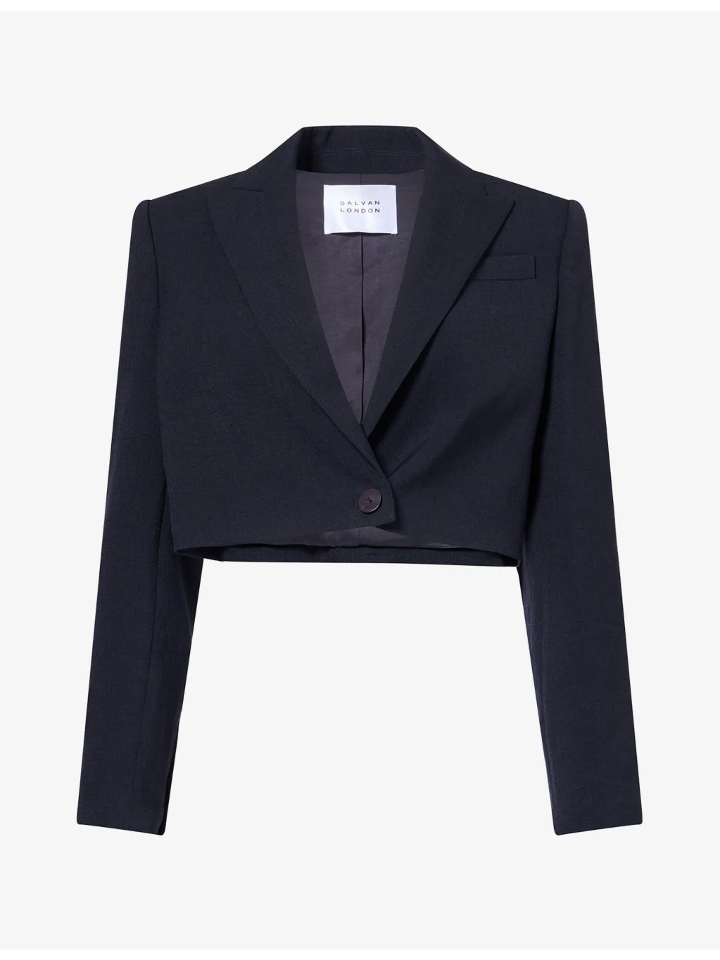 Roman Cropped Twill Jacket - 1