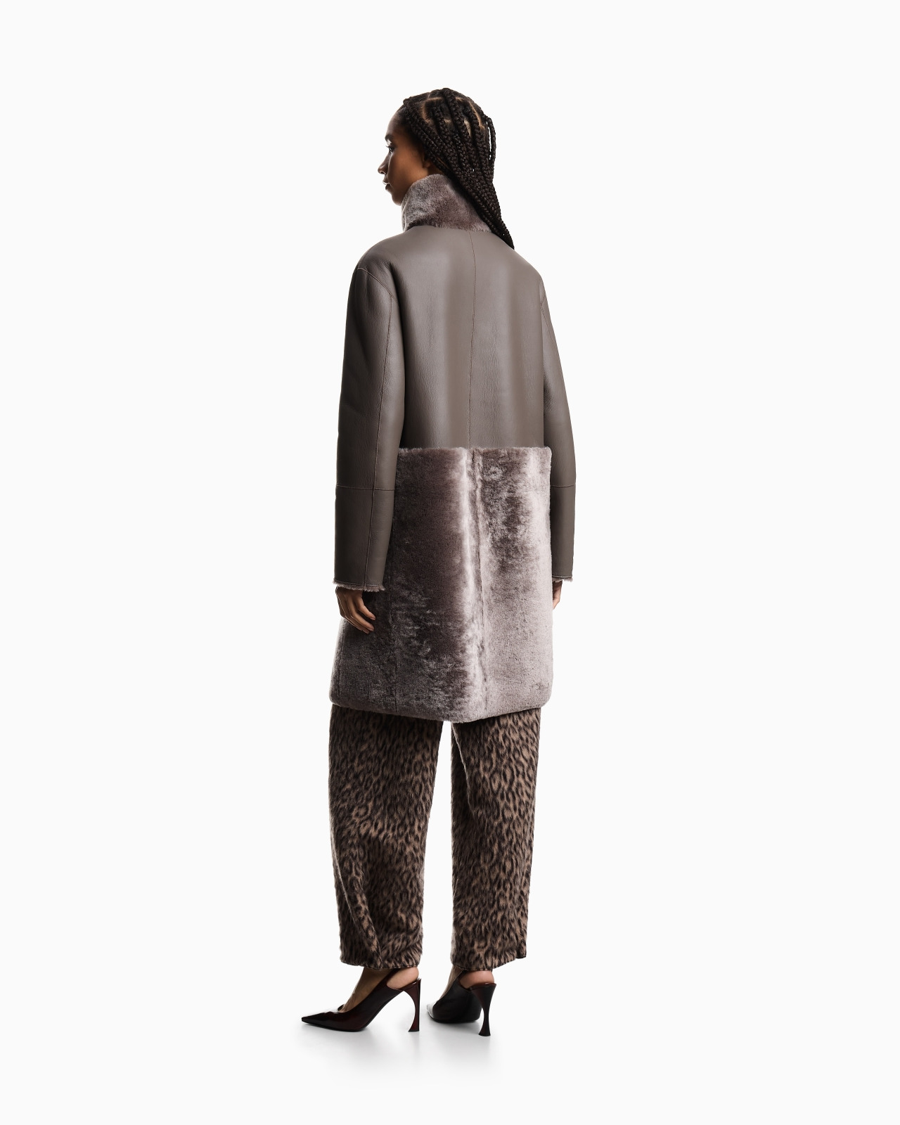 ASV REVERSIBLE COAT IN SPANISH MERINO SHEARLING LAMBSKIN - 3