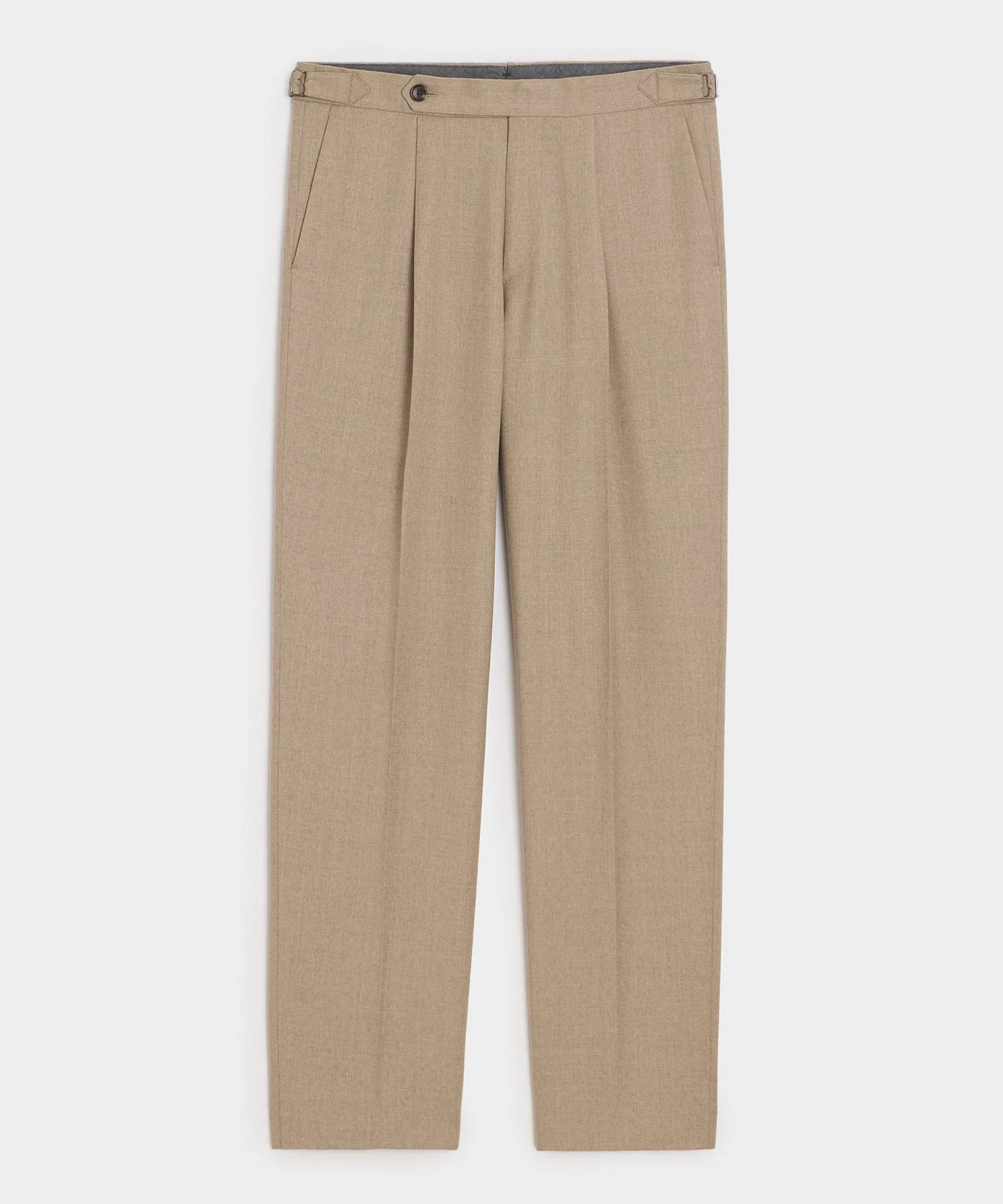 Brushed Flannel Side Tab Trouser - 1