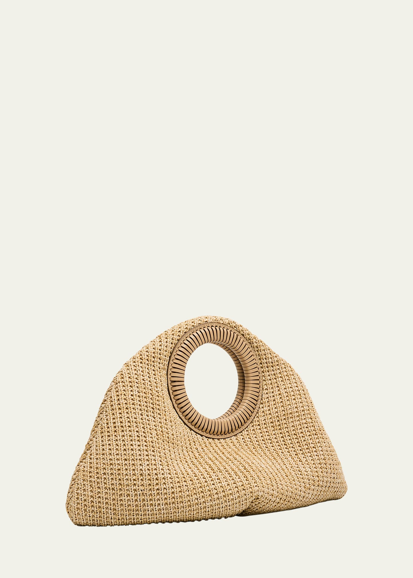 Thais Woven Top-Handle Bag - 3