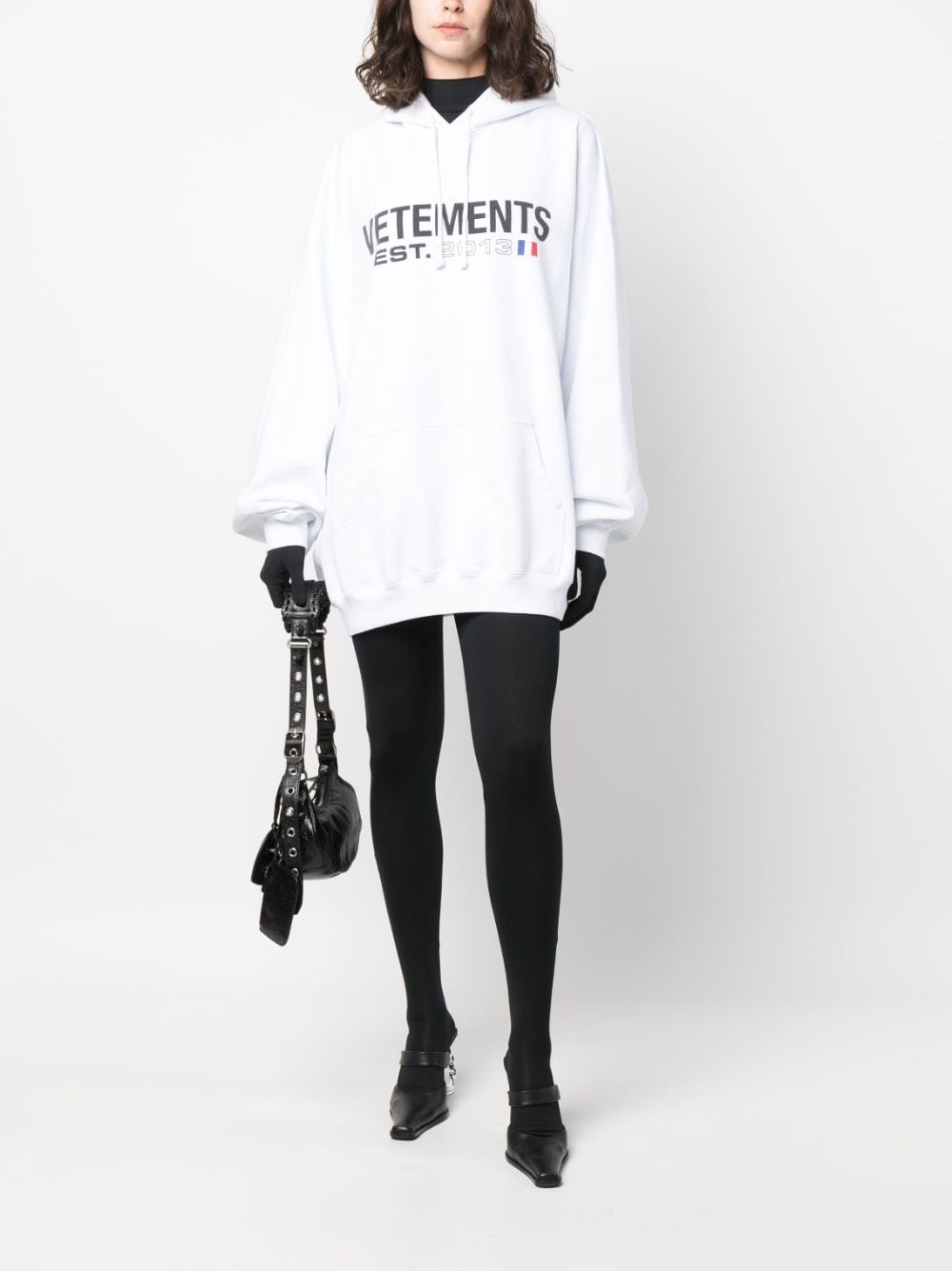 logo-print hoodie - 2