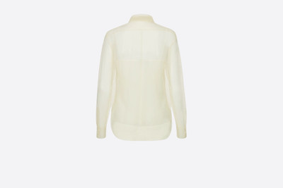 Dior Transparent Button-Down Blouse outlook