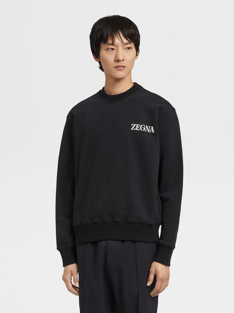 ZEGNA #USETHEEXISTING™ COTTON CREWNECK SWEATSHIRT outlook