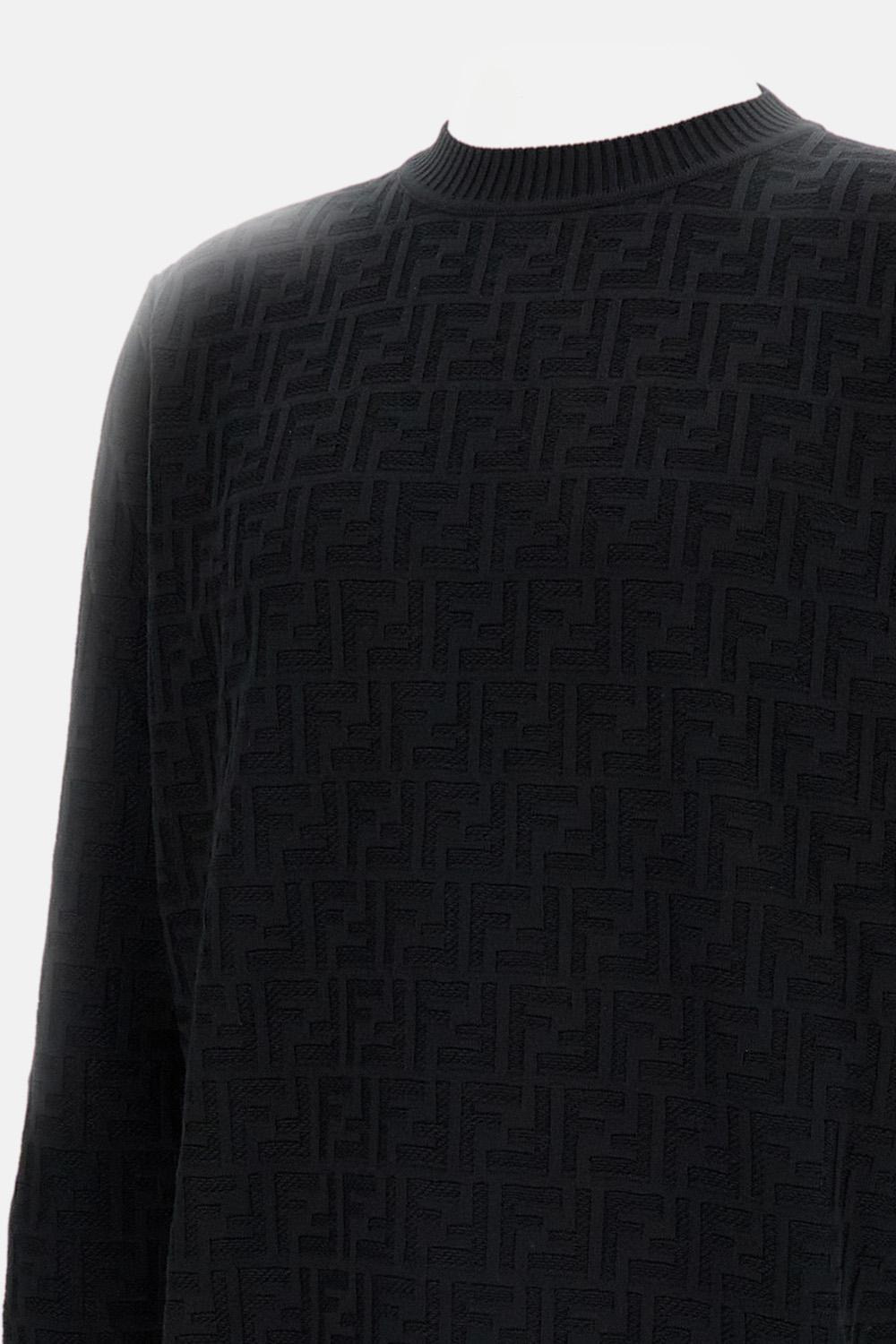 Sweater with 'FF' pattern - 4