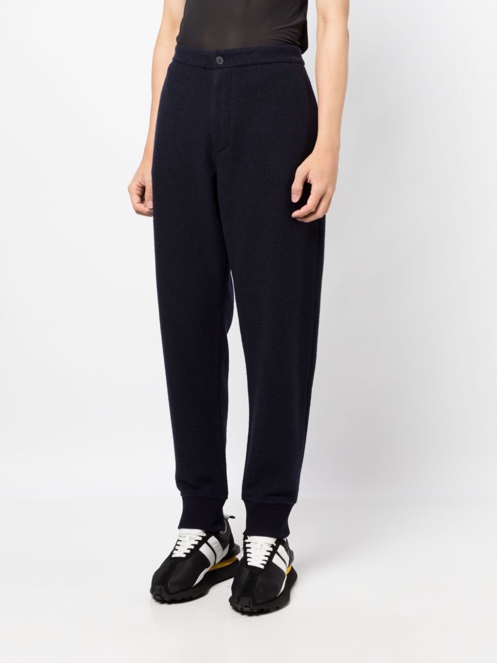 HIGH-WAIST TAPERED-LEG TROUSERS - 3
