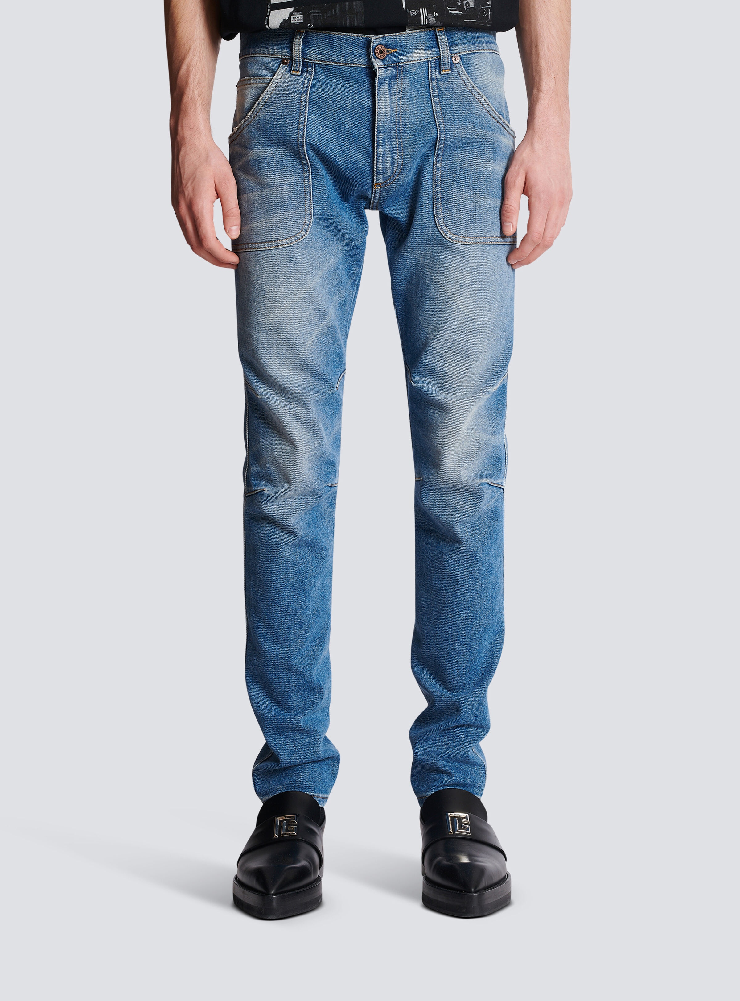 Slim-fit denim jeans - 5