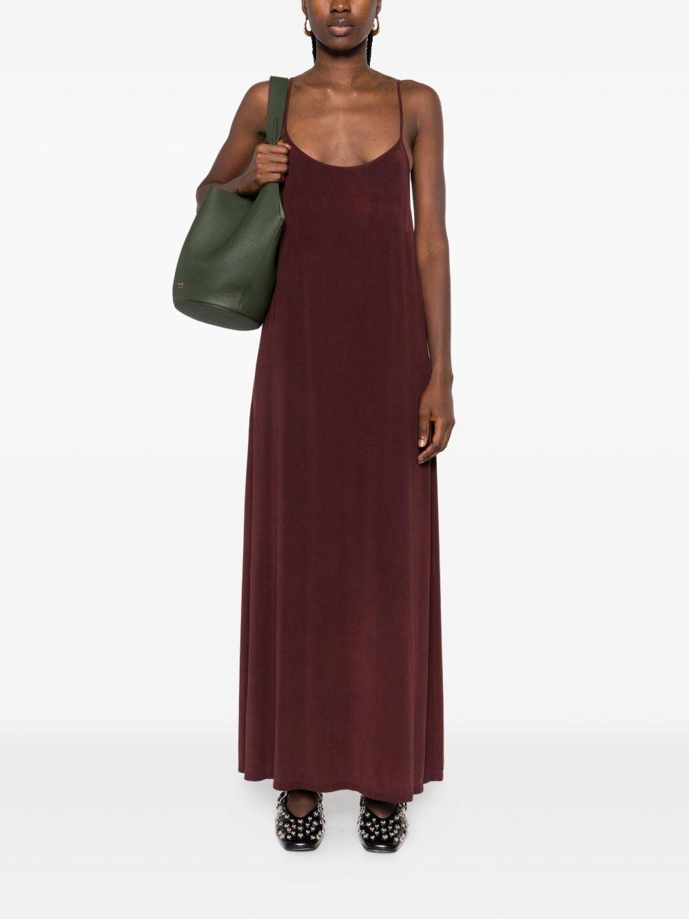 spaghetti-strap slip maxi dress - 2