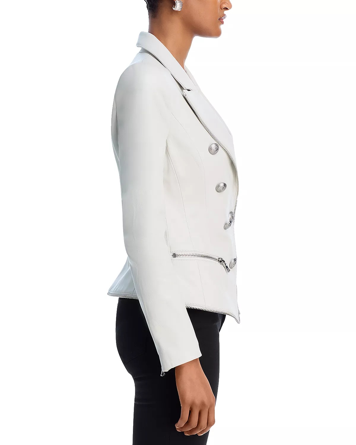 Ottilie Leather Blazer - 5