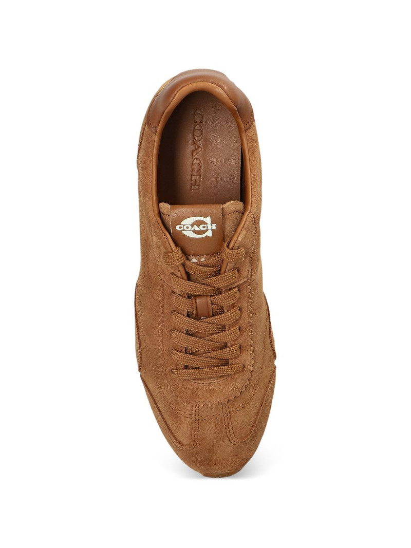 lace-up suede sneakers 3