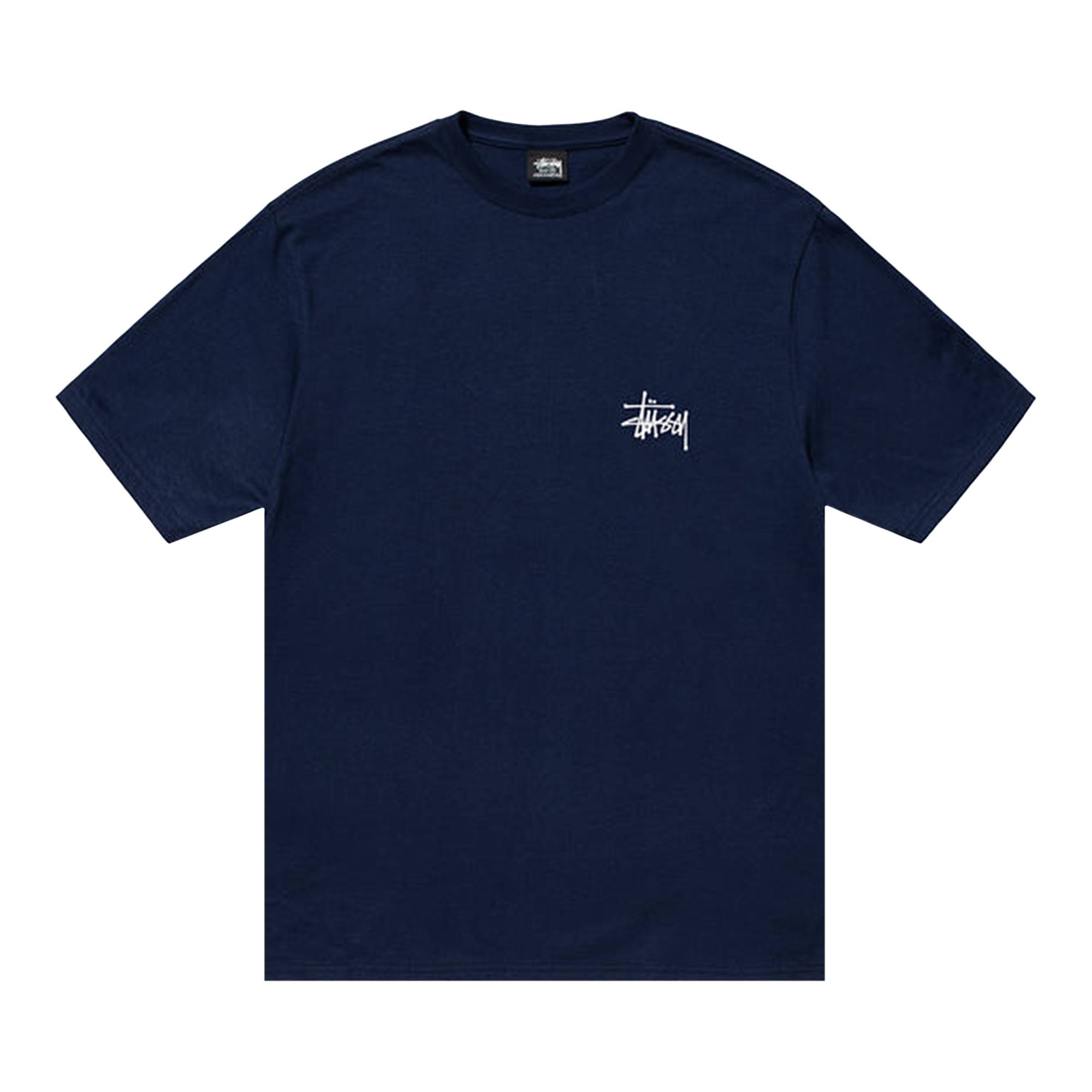 Stussy Basic Tee 'Navy' - 1