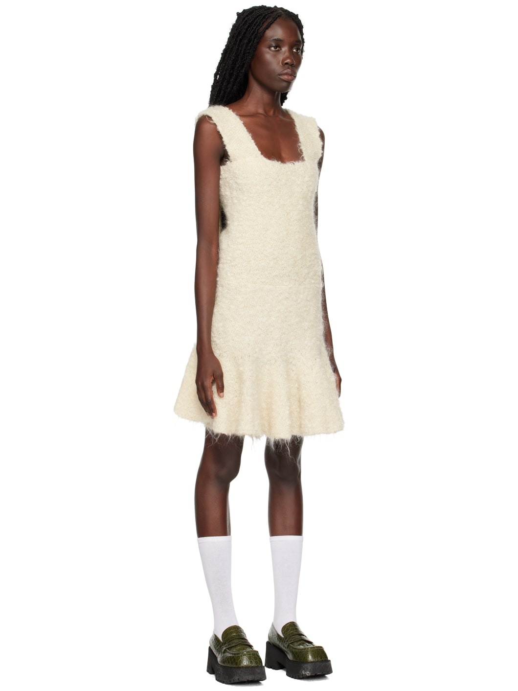 Off-White Square Neck Minidress - 2