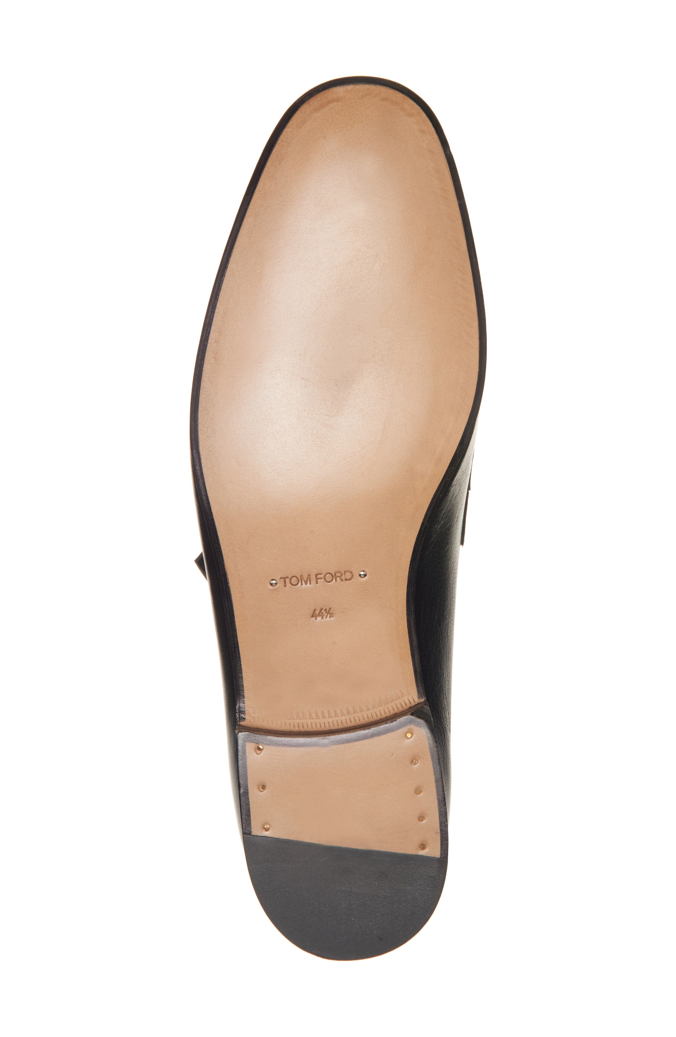 TOM FORD Gigi Twisted Buckle Band Loafer in 1N001 Black at Nordstrom - 6