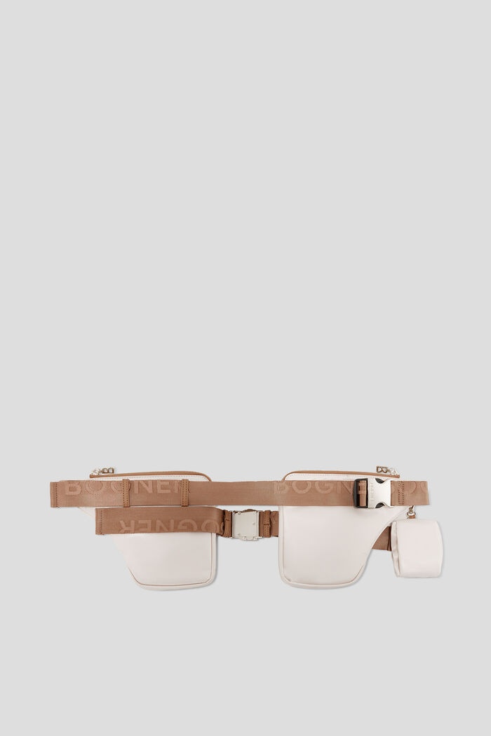 Hipback Multipocket belt bag in Camel/Sand - 2