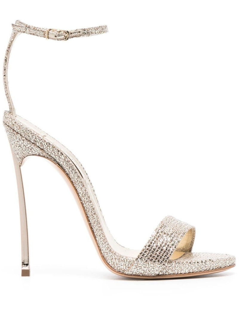 Blade 120mm metallic-finish sandals 1
