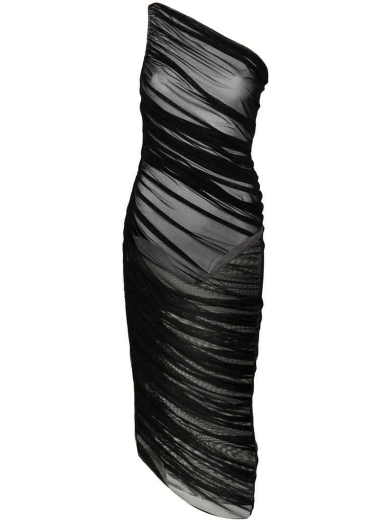 Diana asymmetric one-shoulder gown 1