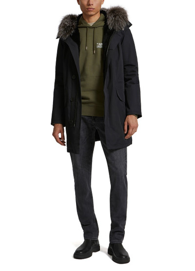 Yves Salomon Iconic cotton blend and fur parka outlook