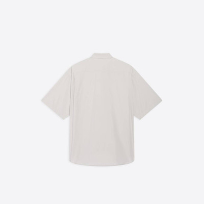 BALENCIAGA Dry Cleaning Large Fit Shirt  in Grey outlook