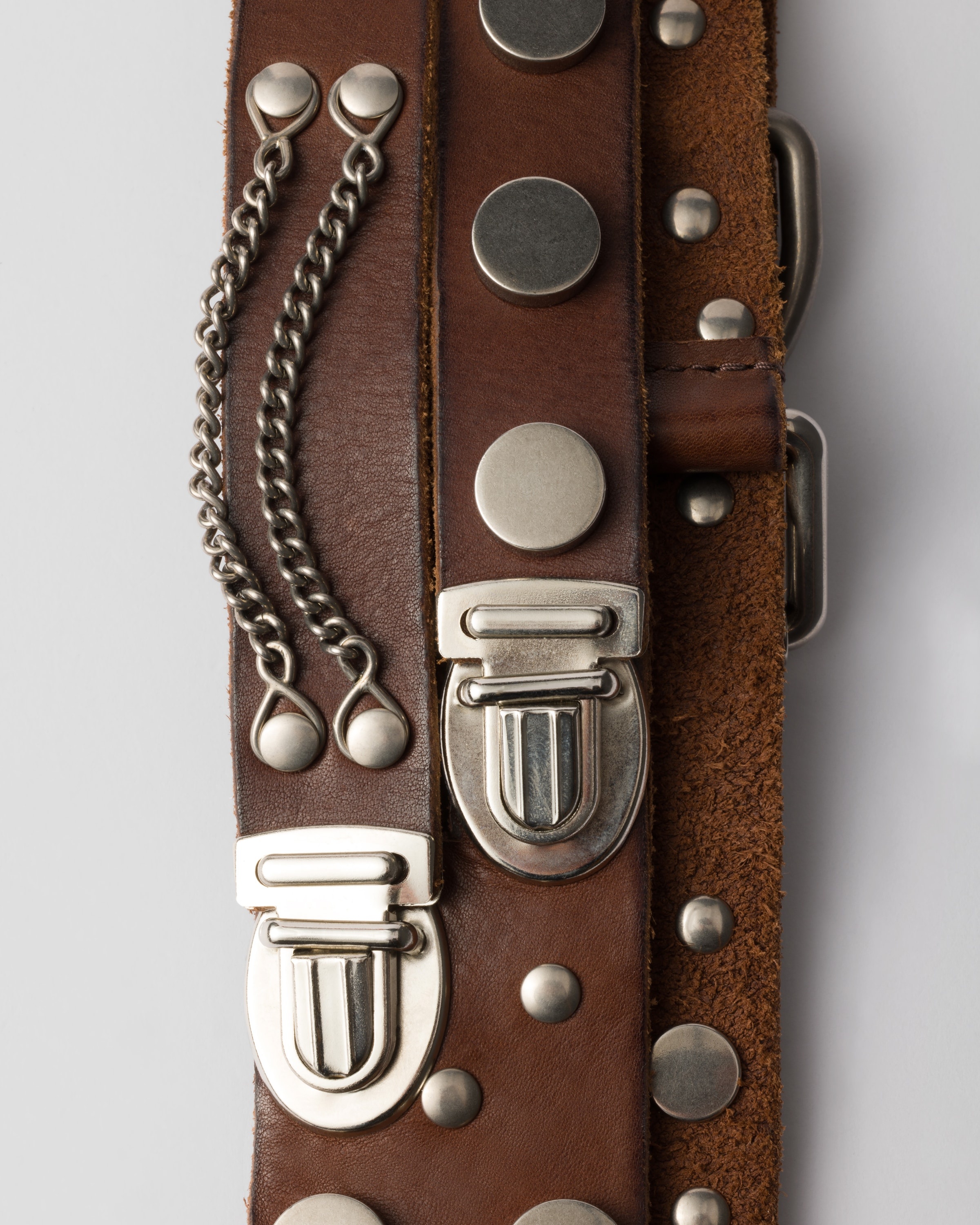 Studded leather belt - 2