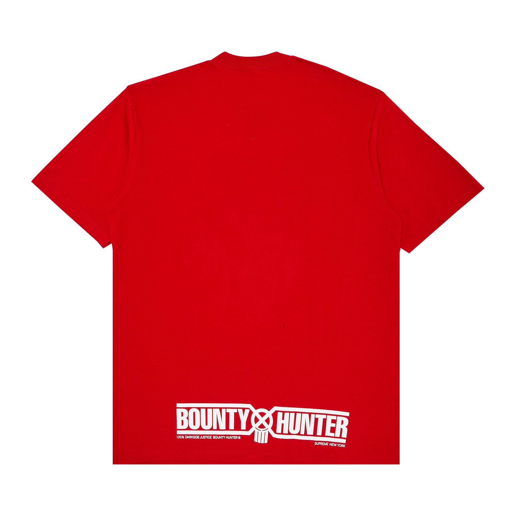 Supreme x Bounty Hunter Wolf Tee 'Red' - 2