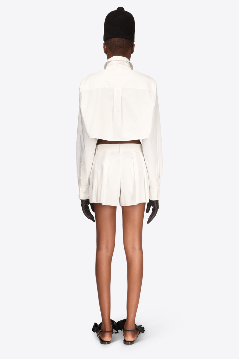CRYSTAL ROSETTE POPLIN SKORT 7