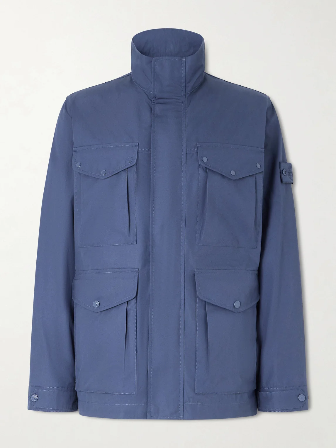 STONE ISLAND GHOST Cotton-Canvas Field Jacket - 1