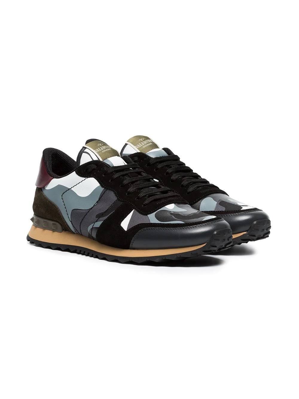 rockrunner leather sneakers - 3