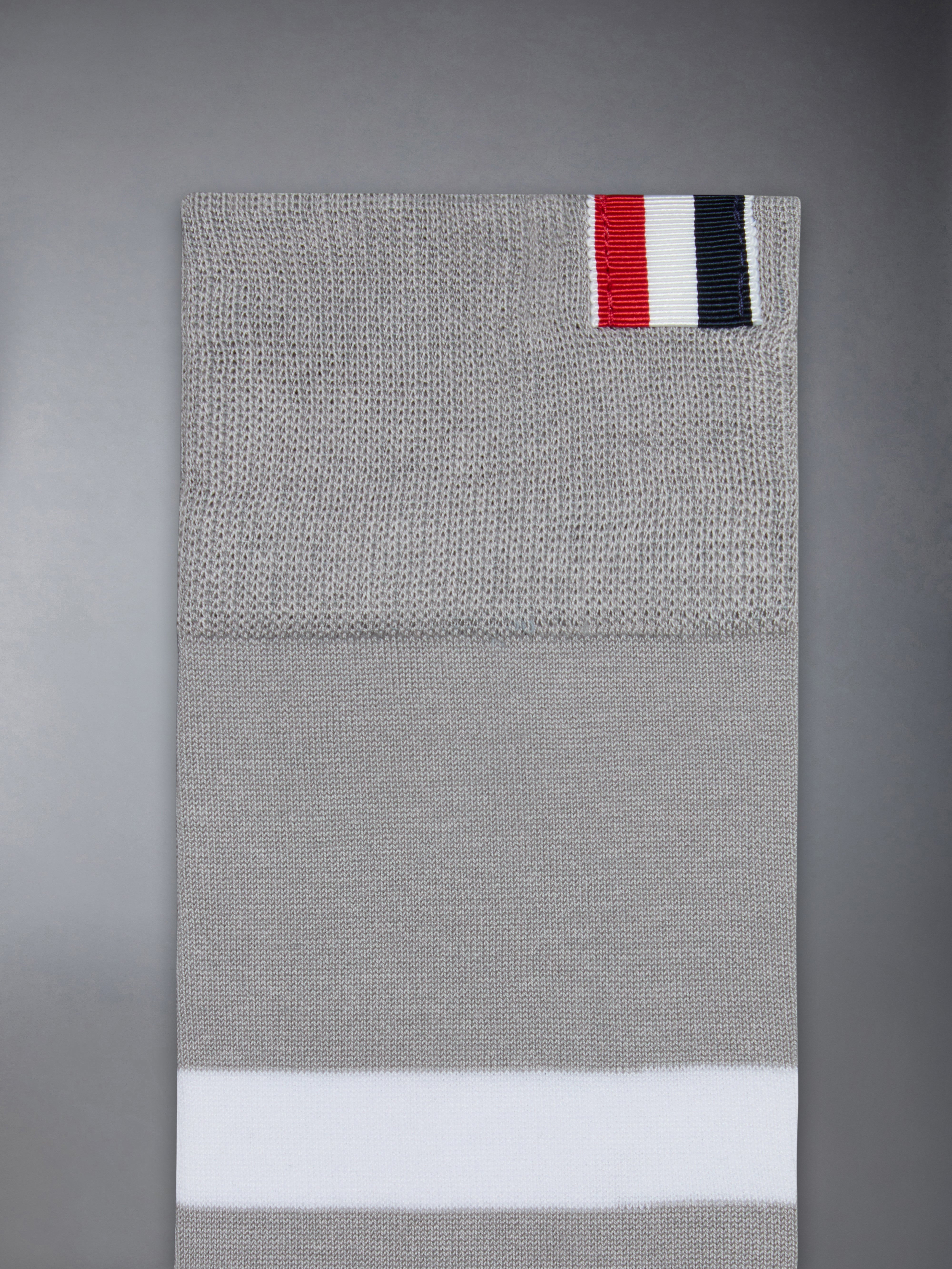 LIGHTWEIGHT COTTON 4-BAR OVER THE CALF SOCK - 2
