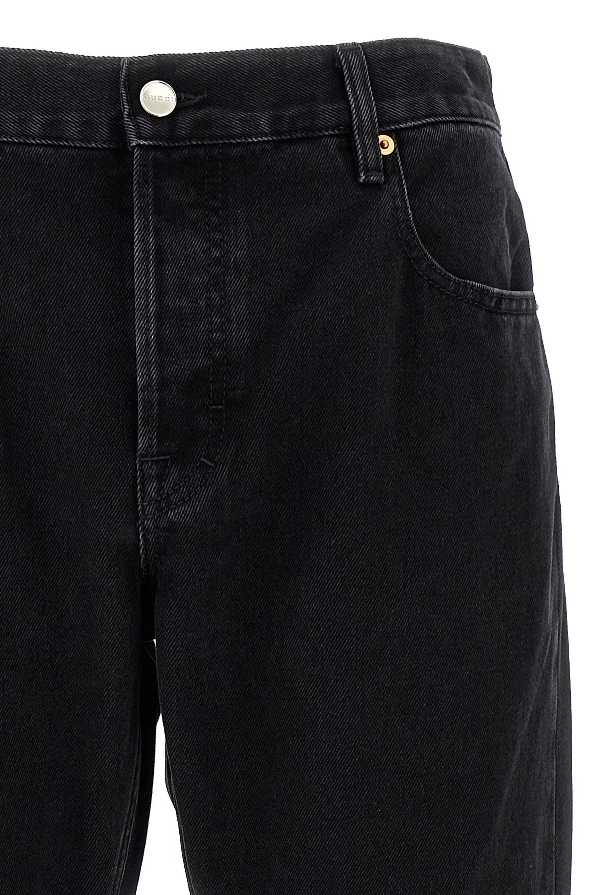 GUCCI Gucci Men Web Tape Jeans | luosophy | REVERSIBLE
