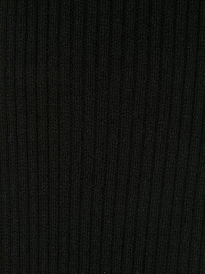 Rick Owens long ribbed-knit scarf outlook