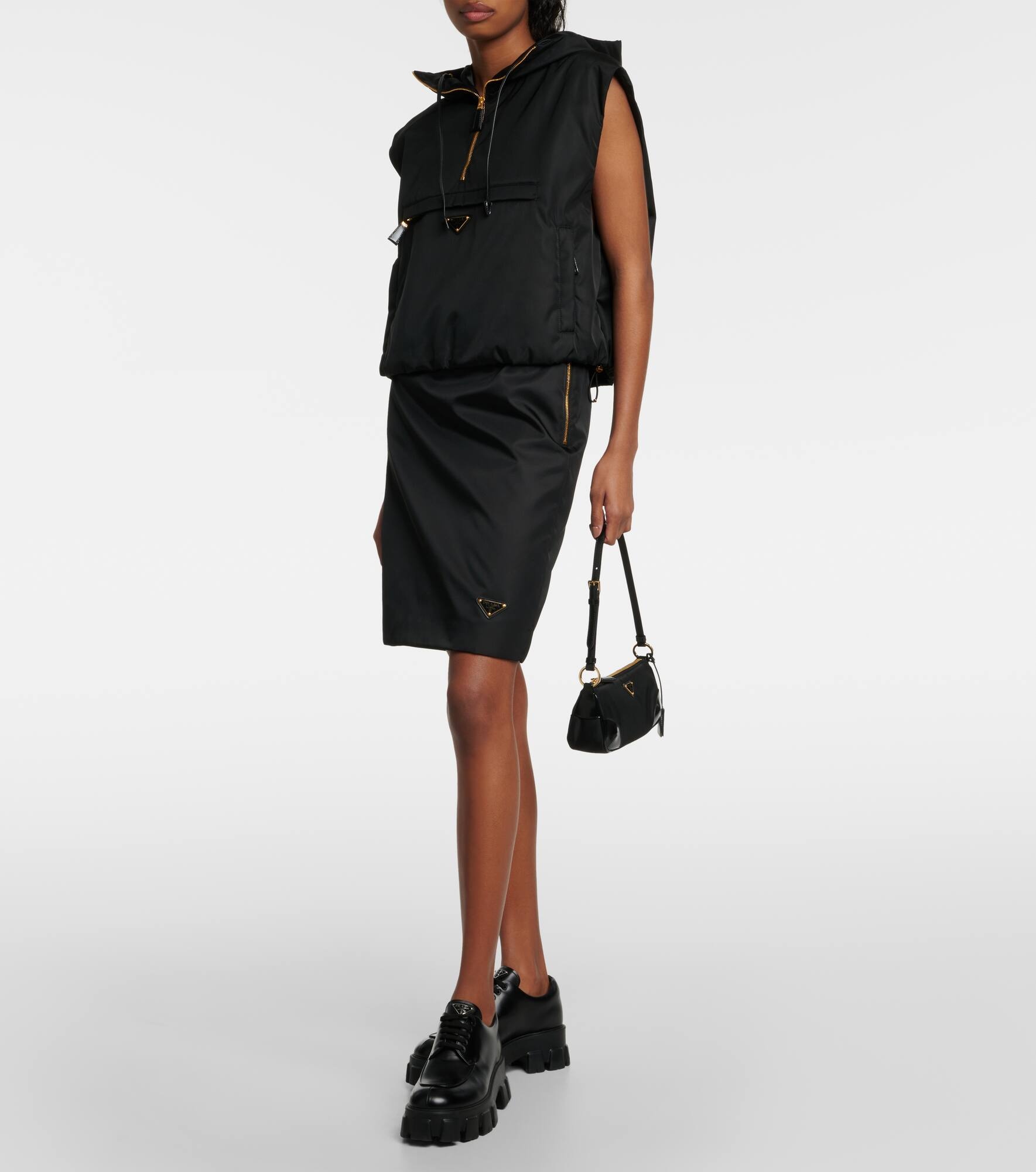 Re-Nylon pencil skirt - 2