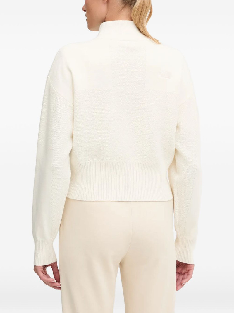 quarter-zip high-neck sweater 3