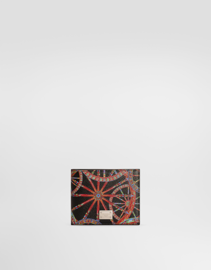 Carretto-print calfskin wallet 1