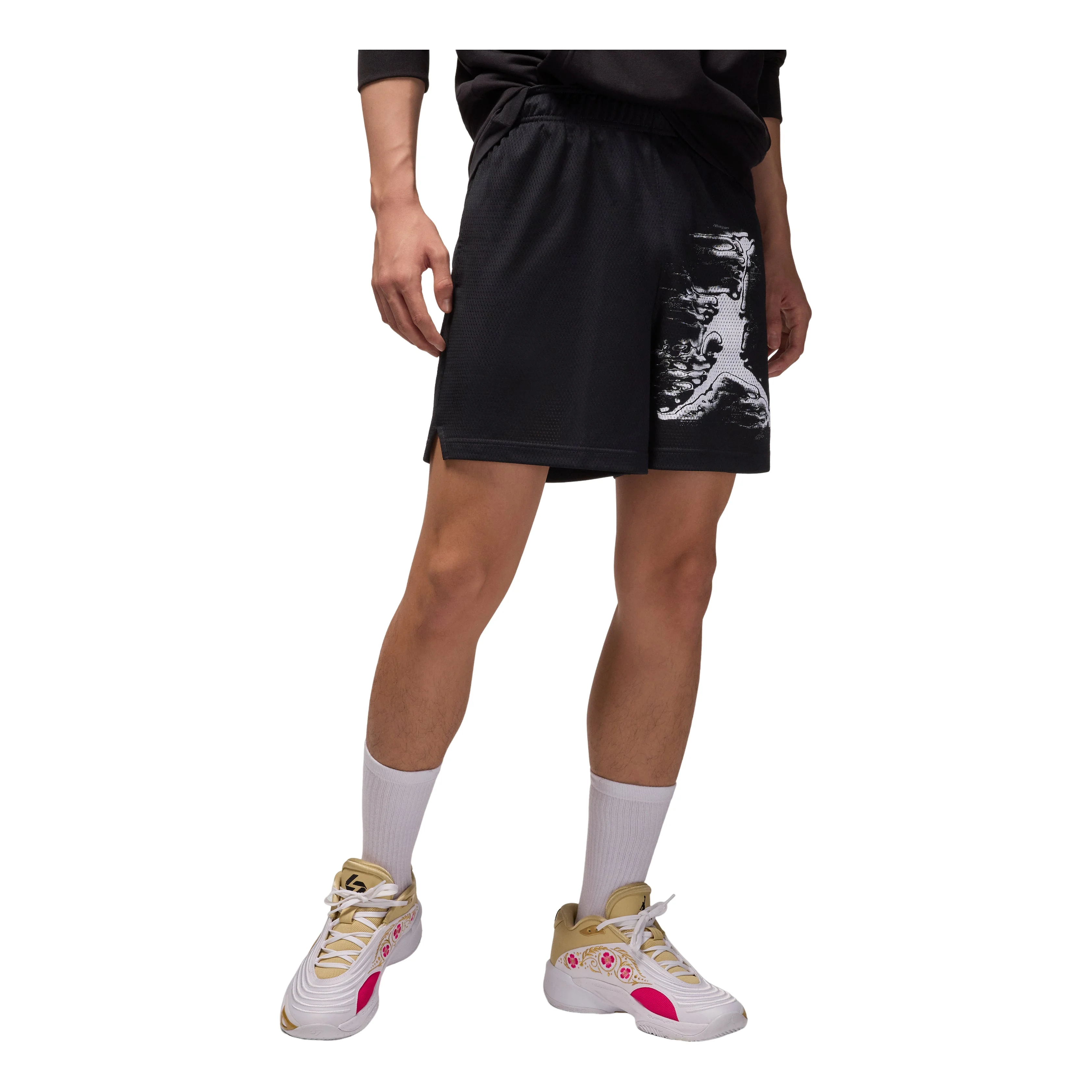 Air Jordan Sport Dri-FIT Graphic Shorts 'Black' HQ8665-010 - 1