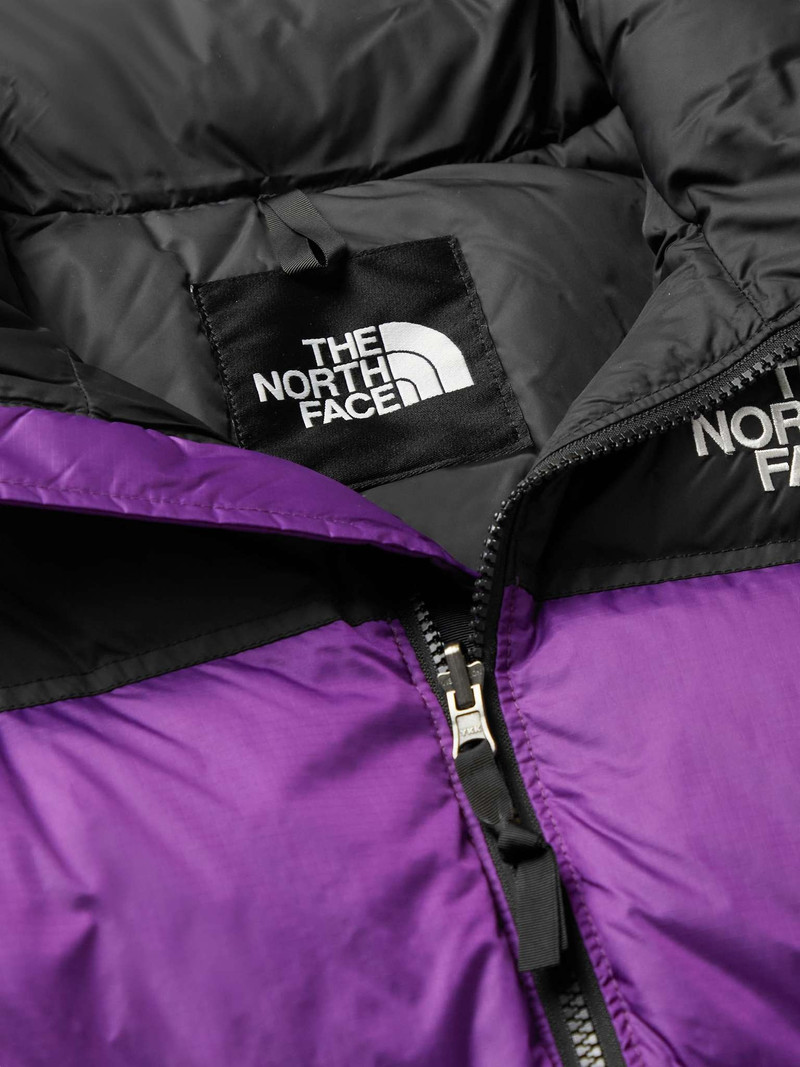 1996 Retro Nuptse Quilted Two-Tone Ripstop and Shell Down Jacket 4