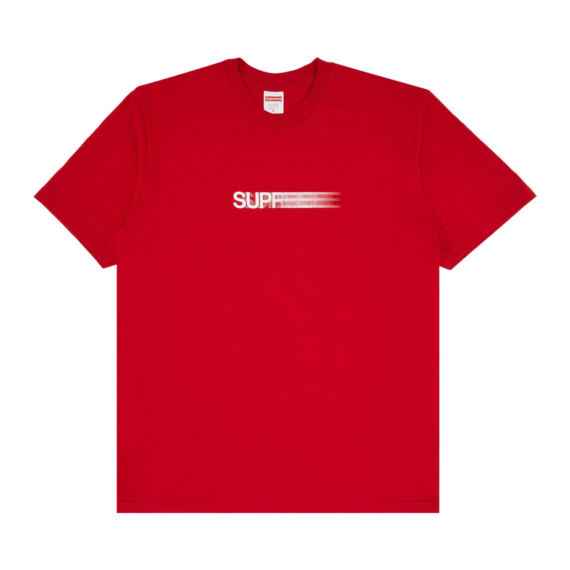 Supreme Motion Logo Tee 'Red' - 1