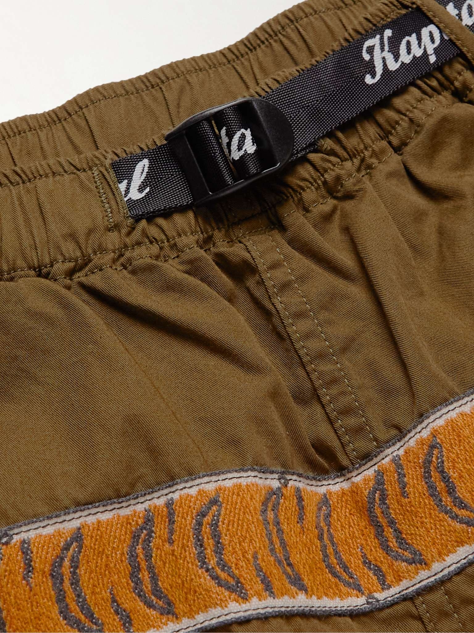 XL] Kapital Jacquard Woven Palm Tree Shorts –