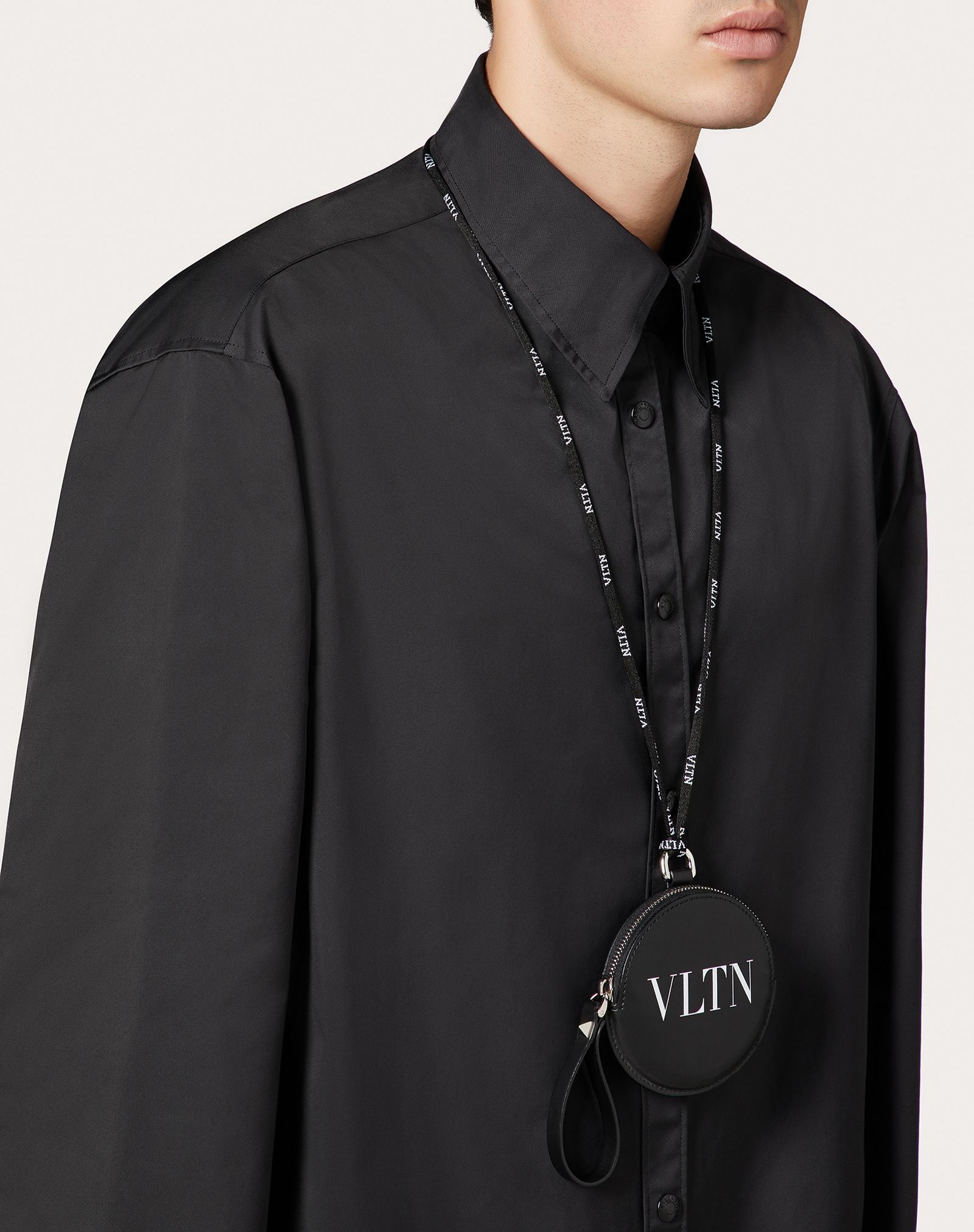 VLTN neck coin purse - 5