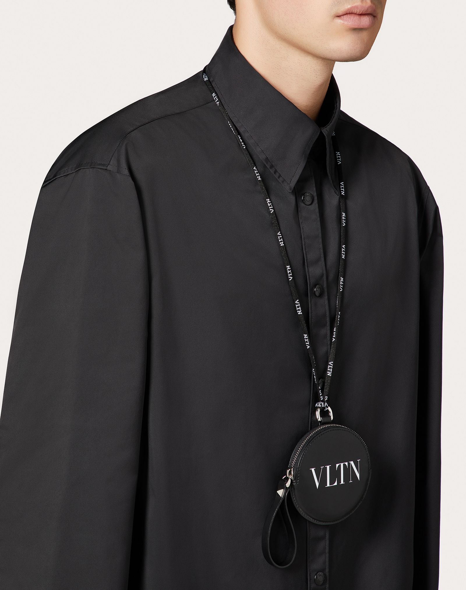 VLTN neck coin purse - 5