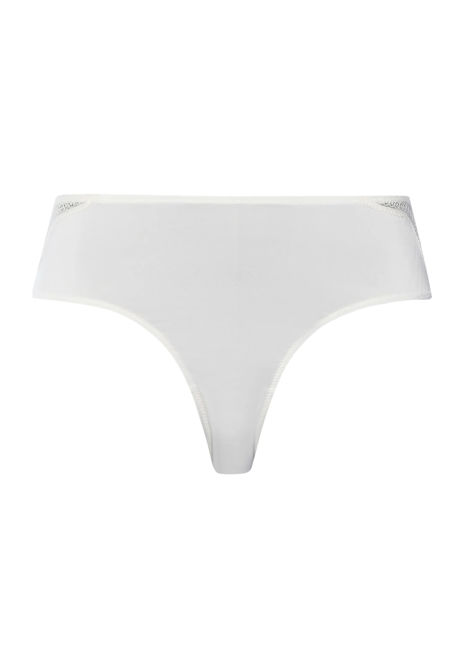 Cira Scalloped Lace High Cut Brief - 1