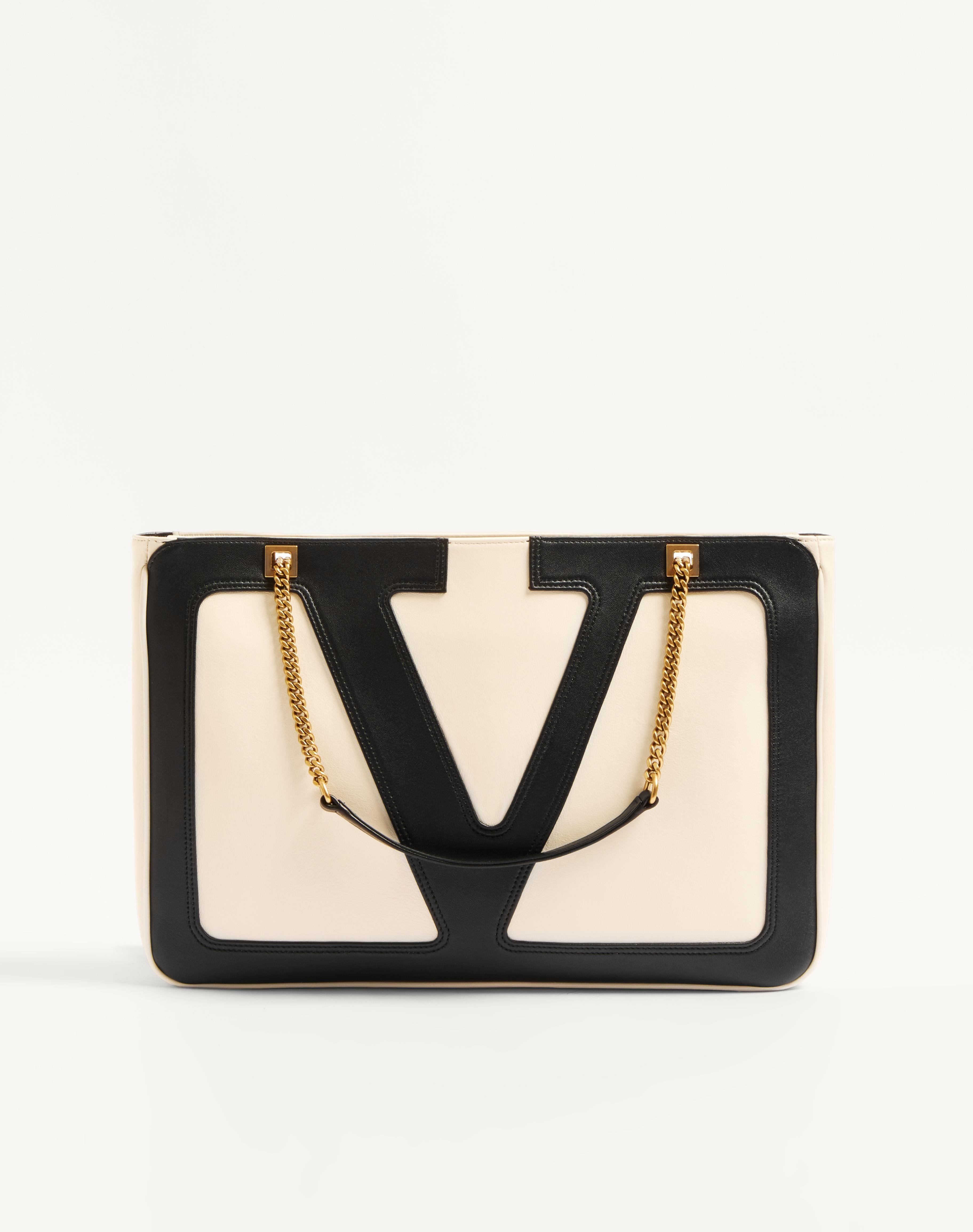 VALENTINO GARAVANI VIVA SUPERSTAR MEDIUM NAPPA LEATHER SHOPPING BAG - 1