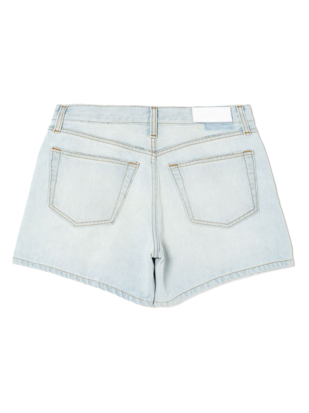 mid-rise denim shorts - 5