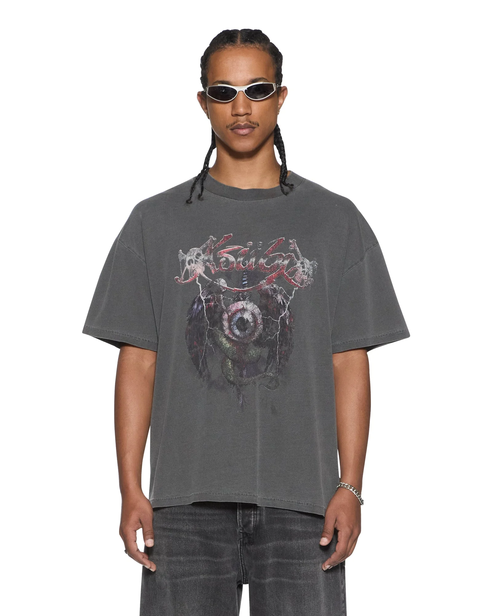 LEGEND EKCESS SS TEE CHARCOAL - 1