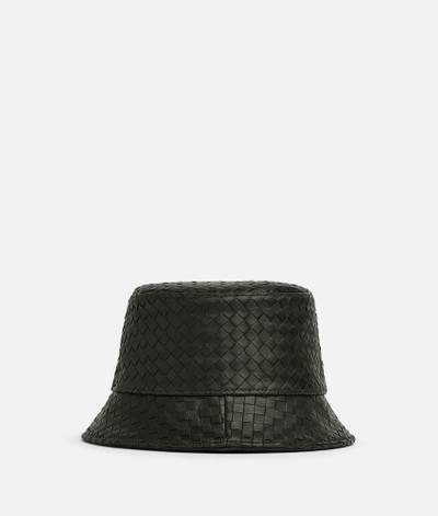 Bottega Veneta intrecciato leather bucket hat outlook