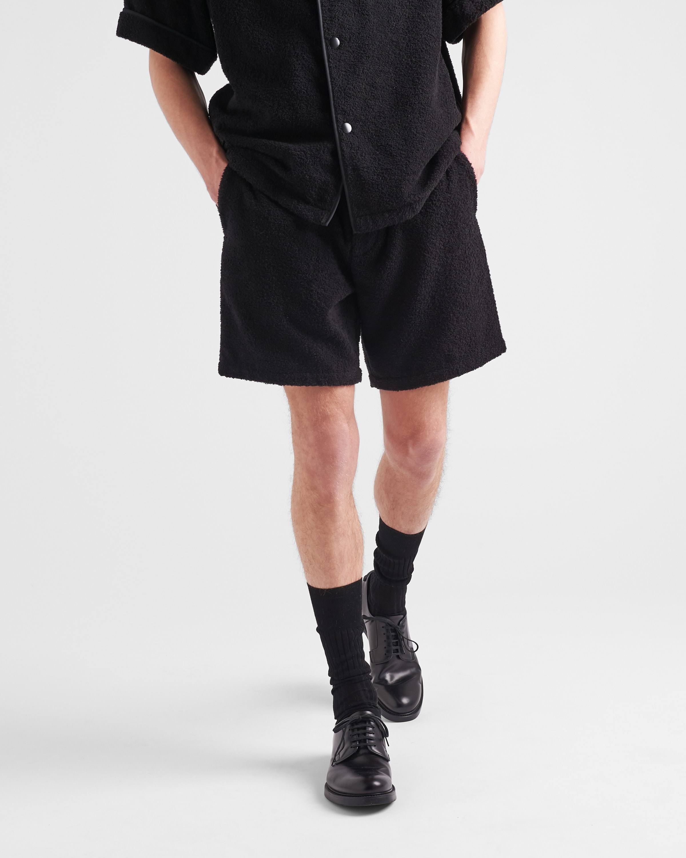 Cotton terry shorts - 3