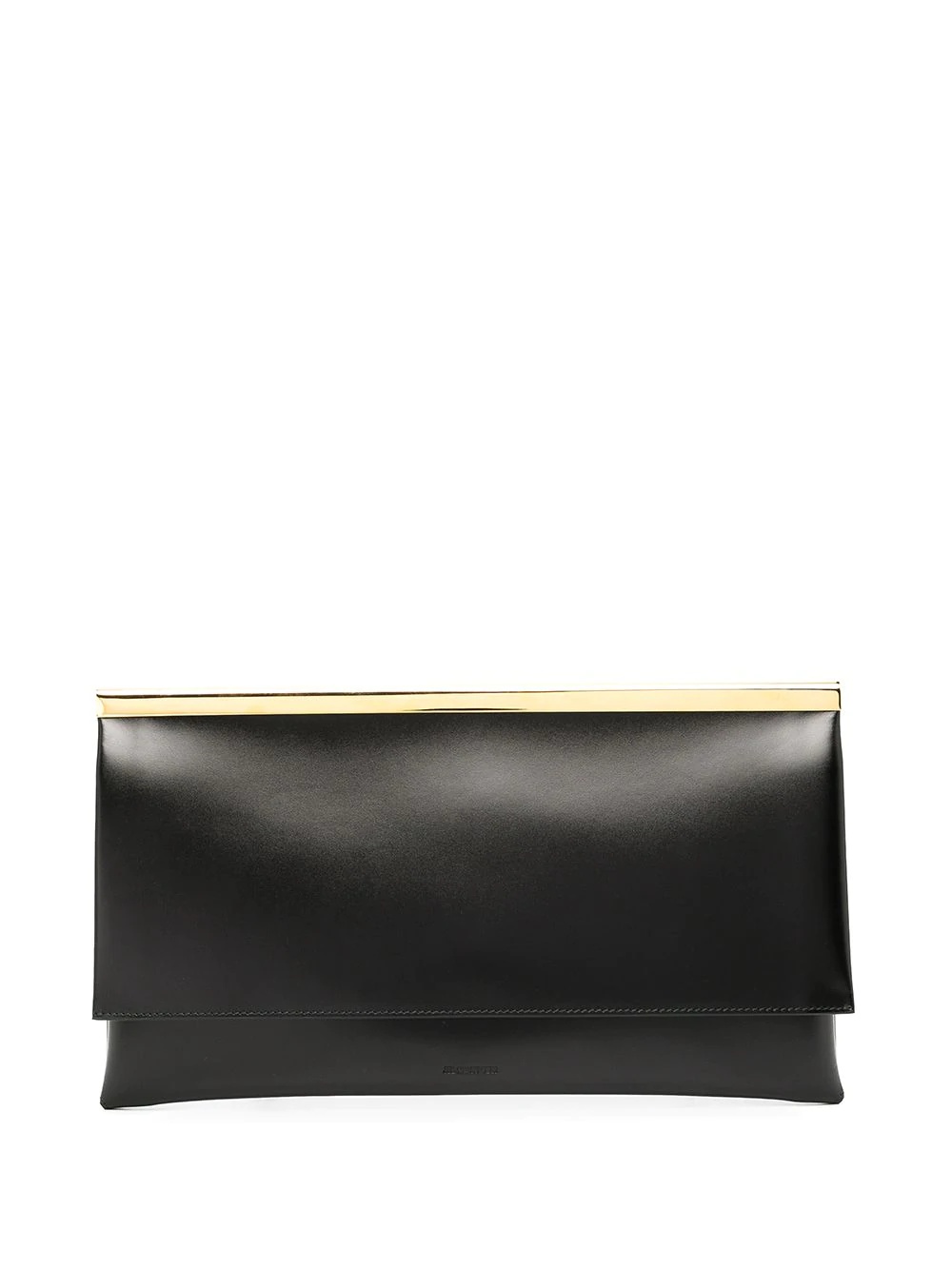 rectangular logo clutch bag - 1